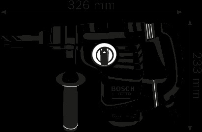 Перфоратор Bosch GBH 3-28 DRE Professional - фото №1
