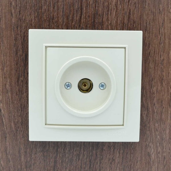 Розетка Nilson Thor кремова TV прохідна ( 27121028 ) - фото №4
