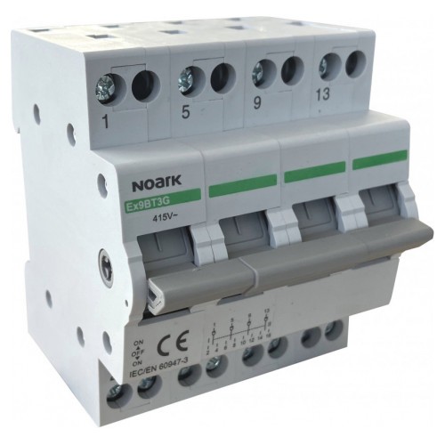 Переключатель нагрузки NOARK Ex9BT3G 4CO 40A EU I-0-II (113932)