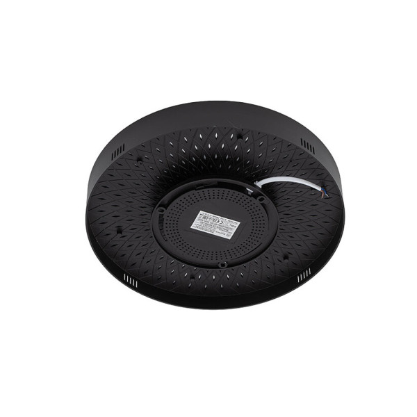 Світильник стельовий Nowodvorski 10418 Lid Round Led 1x50W 4000K 4500Lm IP20 Чорний - фото №1