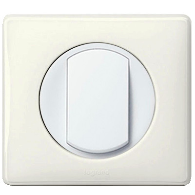 Рамка одинарная Legrand Celiane слоновая кость глянец - фото №1