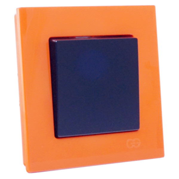 Рамка 1-місна Gunsan Eqona помаранчева - фото №2