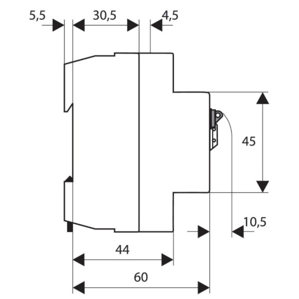ПЗВ Schrack BC054130 10кА 40А 300мА 3P+N тип A - фото №1