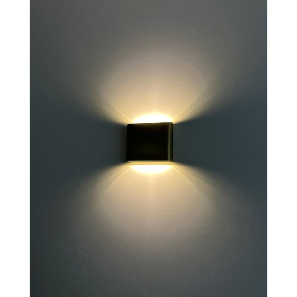 Вуличний світильник Nowodvorski 11365 Semi S LED 2x3W 3000K 300Lm IP54 латунний - фото №1