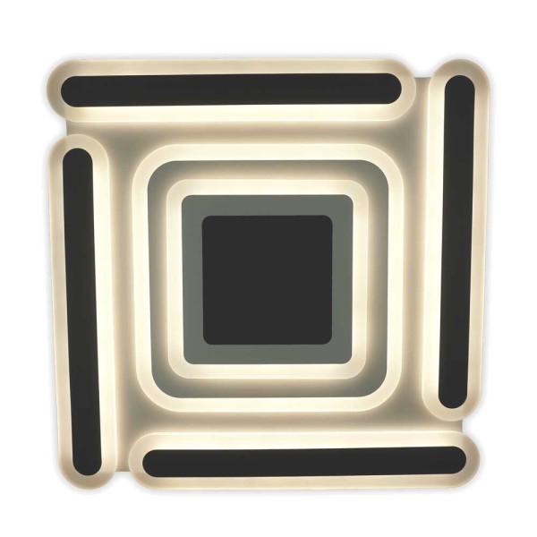 Світильник LED smart MATRIX+пульт 120W 3000-6000K IP20 чорний квадрат ( 220505 ) - фото №1