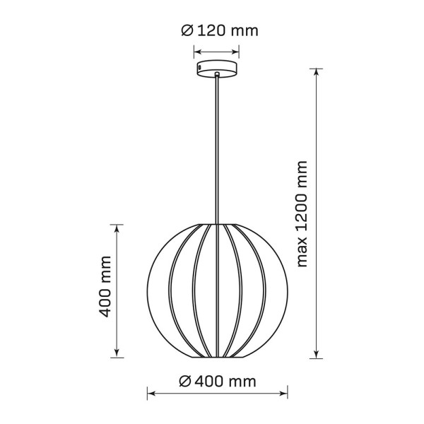 Подвесной светильник, люстра Goldlux 333605 Sensai E27 1x20W IP20 бежевый - фото №3