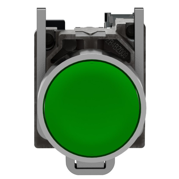 Металева кнопка Schneider Electric XB4BA31 Harmony XB4 зелена - фото №4