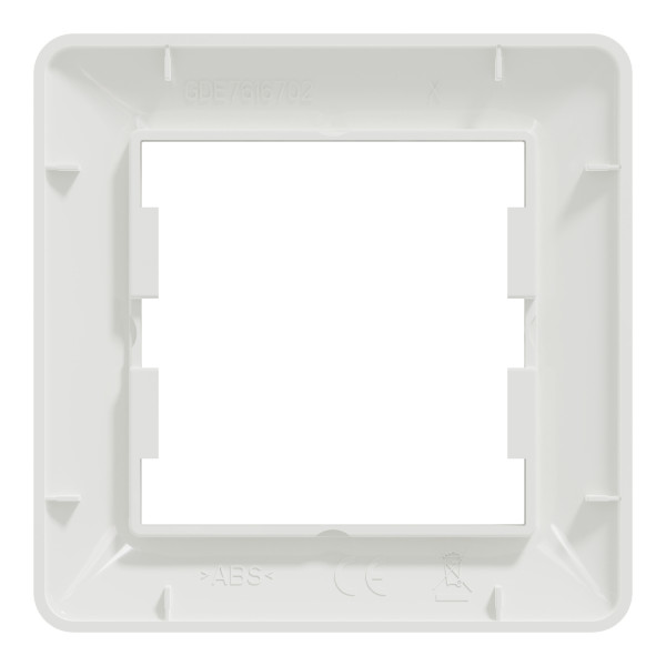 Рамка 1-постова Schneider Electric Asfora біла (EPH5800121) - фото №2