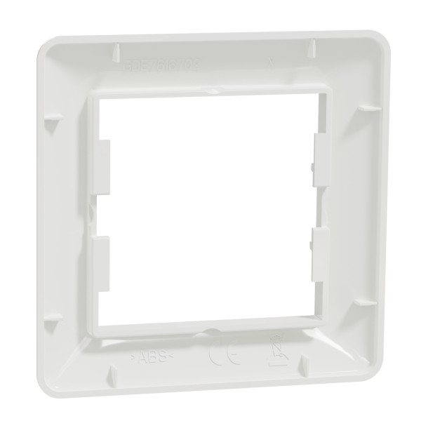 Рамка 1-постова Schneider Electric Asfora біла (EPH5800121) - фото №3