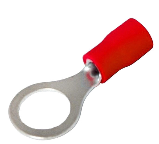 Кольцевой наконечник TNSy RV8-6 (6-10/6) с изоляцией 100шт красный (TNSy5500667)