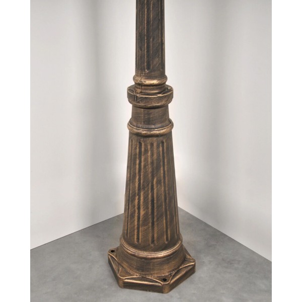 Вуличний світильник Goldlux 313430 Liguria E27 3x20W IP43 патина - фото №3