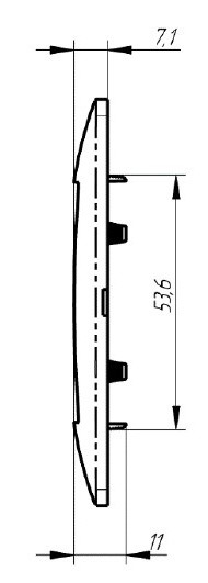Универсальная двухместная рамка Plank Electrotechnic Classic (PLK1020031) белая - фото №3