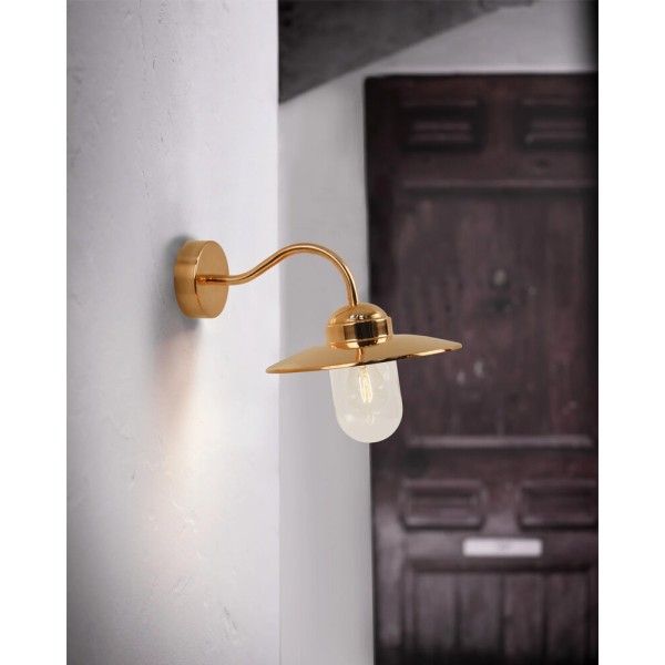 Вуличний світильник Nordlux 22671030 Luxembourg E27 1x60W IP54 мідний - фото №1