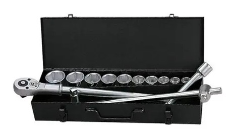 Набір головок Whirlpower 1616-0414 (23210) 3/4" 22-50мм (14шт в металевому кейсі)