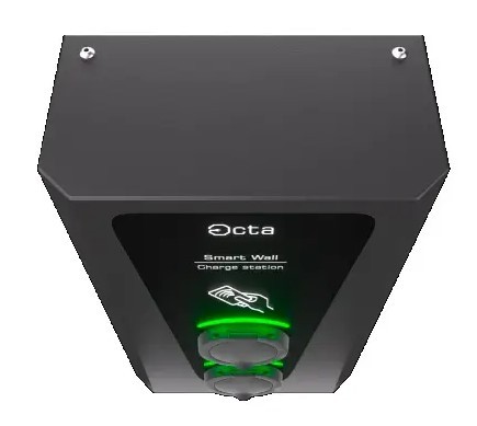 Коммерческая зарядная станция Octa Energy SW214-S-S Smart Wall на 14кВт (розетка 1ф + розетка 1ф) - фото №2