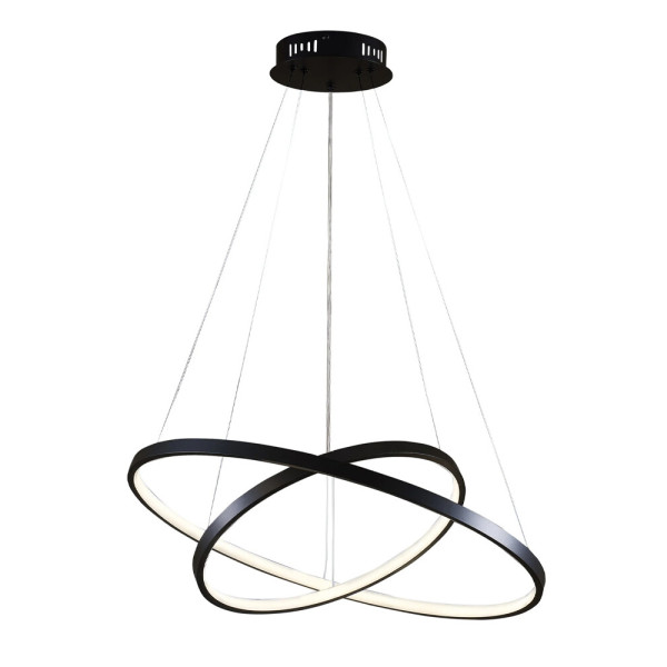 Подвесной светильник, люстра Goldlux 329172 Lea 2 Led 2x35W 4000K 4600Lm IP20 Черный