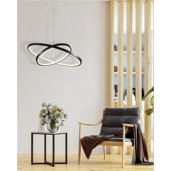 Подвесной светильник, люстра Goldlux 329172 Lea 2 Led 2x35W 4000K 4600Lm IP20 Черный - фото №2