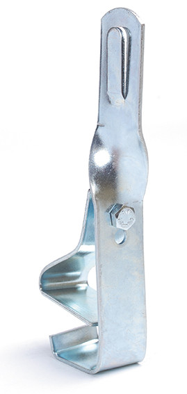 Универсальный скрученный держатель токопроводящего проводника DKC ND2216ZC под черепицу 150х25мм из оцинкованной стали