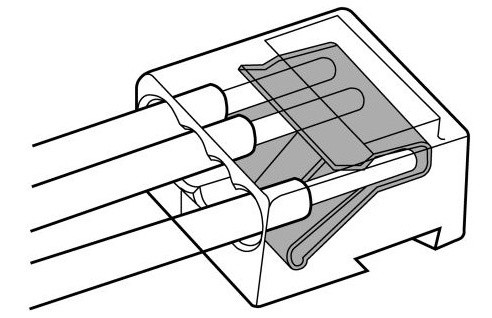 Розеткова клема WAGO 243-722 синя - фото №4