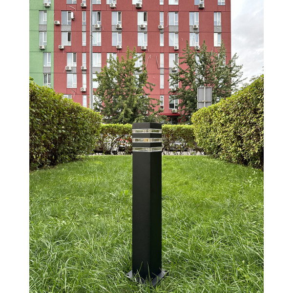 Вуличний світильник Nowodvorski 9158 Oir E27 1x10W IP44 чорний - фото №1