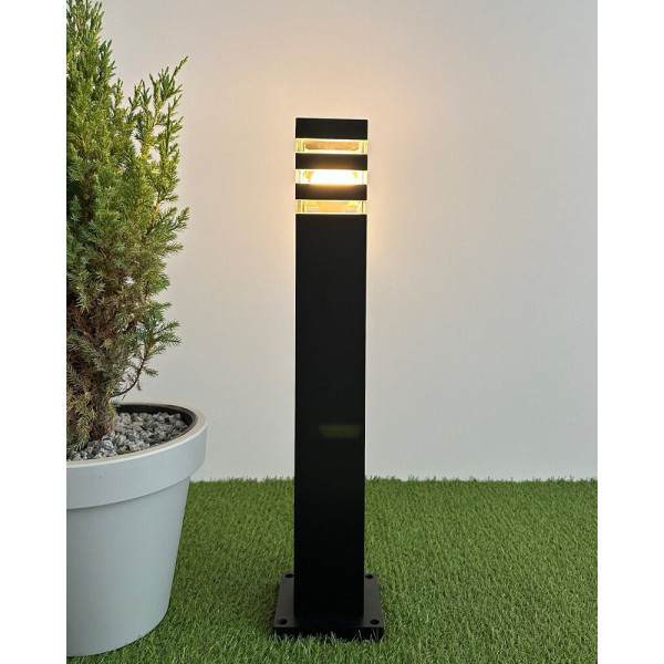 Вуличний світильник Nowodvorski 9158 Oir E27 1x10W IP44 чорний - фото №2