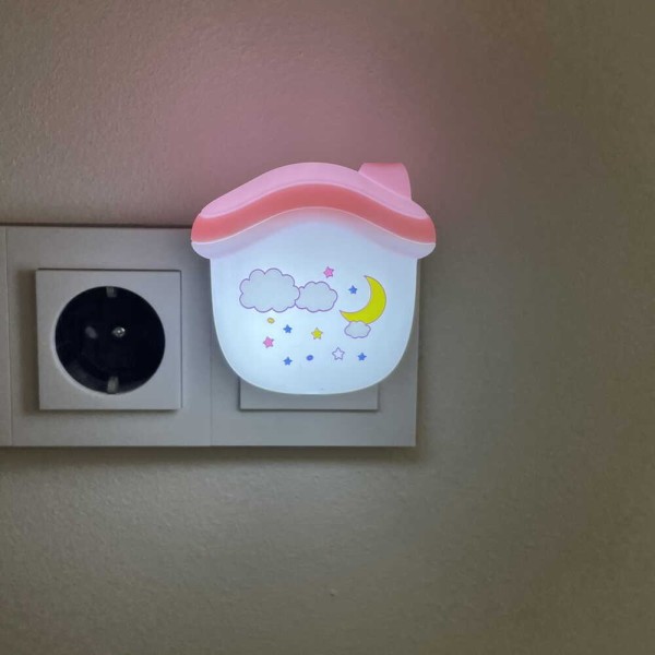 Нічник LED HOMMY 0,6W із сутінковим сенсором рожевий Violux ( 310306 ) - фото №3