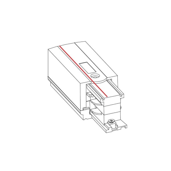 Ввід живлення Nowodvorski 8713 CTLS Power End Cap Right PE-R IP20 чорний - фото №1