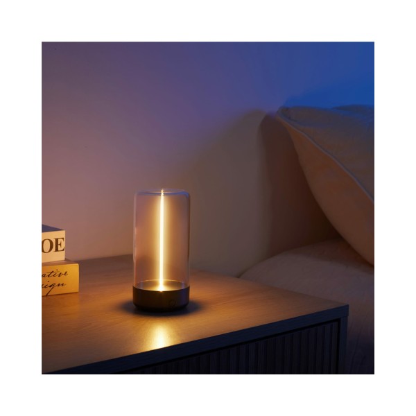 Настільна лампа з акумулятором, нічник Zuma Line 1001 Esterno Led 1x0.5W 2700K 100Lm IP20 Чорна - фото №2