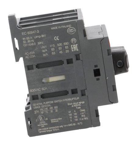 Модульный выключатель нагрузки ABB 1SCA105332R1001 OT63F3 - фото №1