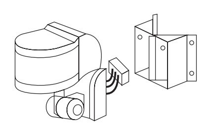 Інфрачервоний датчик руху E.Next e.sensor.pir.13.black 270° IP44 чорний (s061019) - фото №2