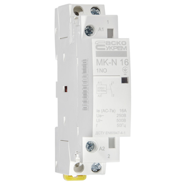 Модульный контактор Аско-Укрем MK-N 1P 16A 1NO (A0040030020)