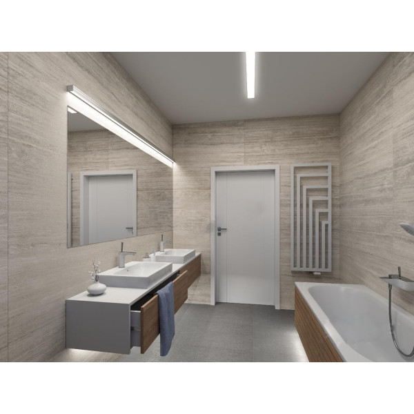 Профиль для светодиодной ленты Lumines UNICO белый - фото №1