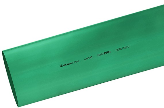Термоусаджувальна трубка Аско-Укрем PRO Ø 90,0/45,0 зелена (A0150040628)