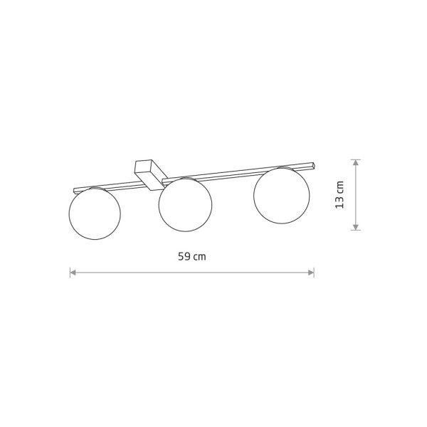 Люстра Nowodvorski 10301 Pik III G9 3x12W IP20 чорна - фото №4