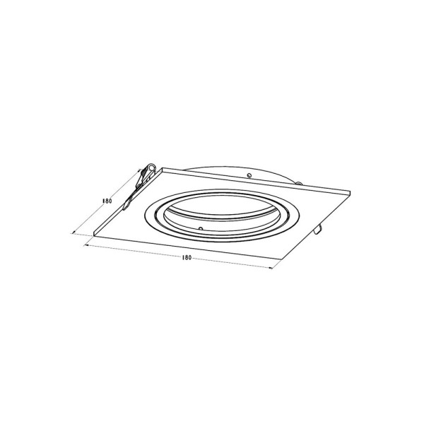 Точковий світильник Zuma Line 5905316604872 Boxy GU10 1x15W IP20 чорний - фото №1