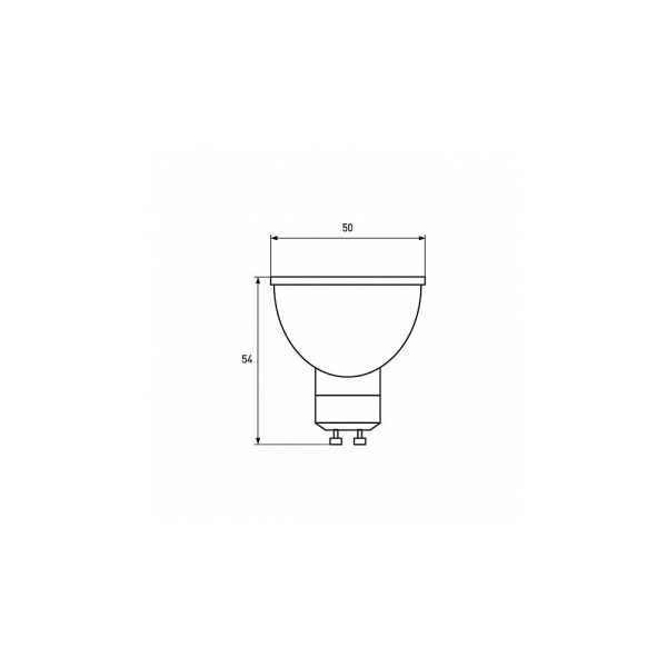 Світлодіодна лампочка Eurolamp LED-SMD-11103(P) ЕКО MR16 GU10 11W 3000K 990Lm IP20 - фото №2