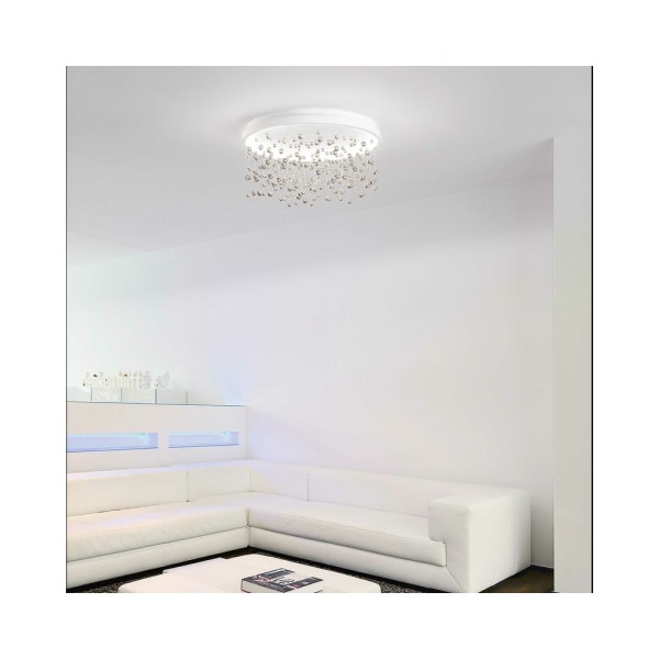 Люстра Ideal Lux 315812 Armony Led 1x77W 3000K 7150Lm IP20 Белая - фото №1