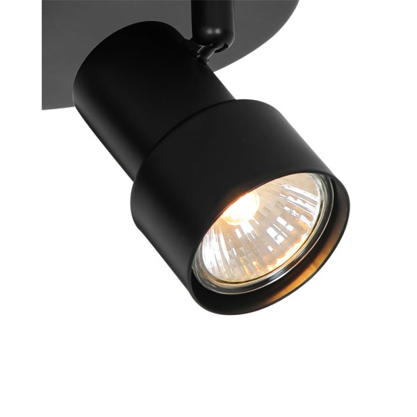 Світильник поворотний, спот Nordlux 2512370103 Boston GU10 3x5W IP20 чорний - фото №3