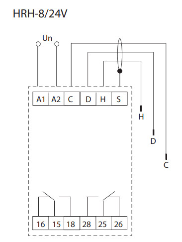 Реле контролю рівня рідини Elko-Ep HRH-8/24 - фото №3