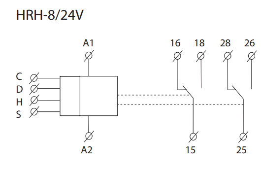 Реле контролю рівня рідини Elko-Ep HRH-8/24 - фото №4