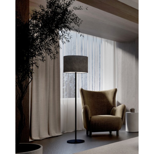 Торшер Nowodvorski 11676 Lago E27 1x25W IP20 сірий - фото №1