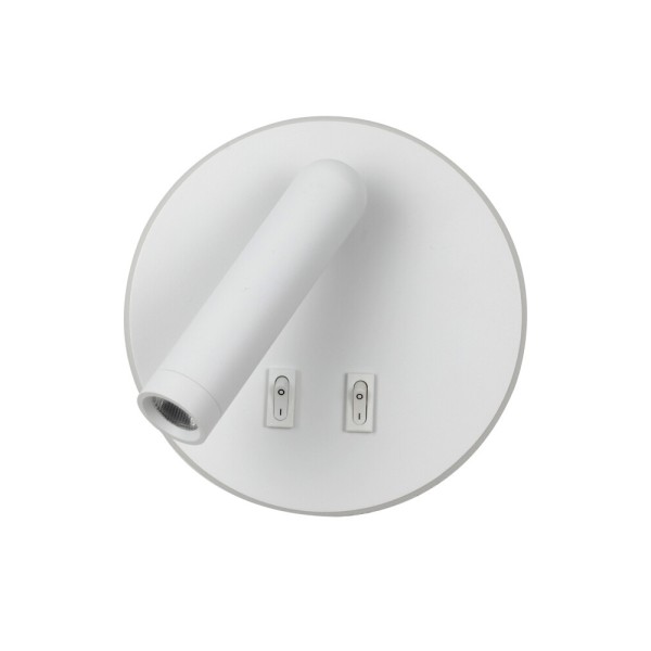 Бра, настенный светильник Italux WL-53742-1-WH Furla LED 2x8W 3000K 516Lm IP20 белый - фото №1