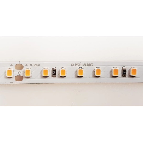 LED стрічка RISHANG 128-2835-24V-IP20 12W 1434Lm 3000K 5м (RD00C8TC-A) - фото №2