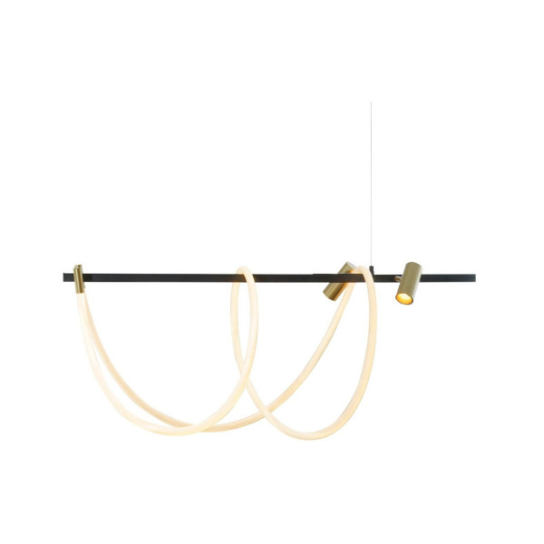 Люстра Zuma Line 2200277L Balbo Led 5x60+7.5W 3000K-6000K 5000Lm IP20 - фото №1