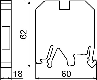 Клеммник Аско-Укрем JXB 35/35 зеленый (A0130010020) - фото №4