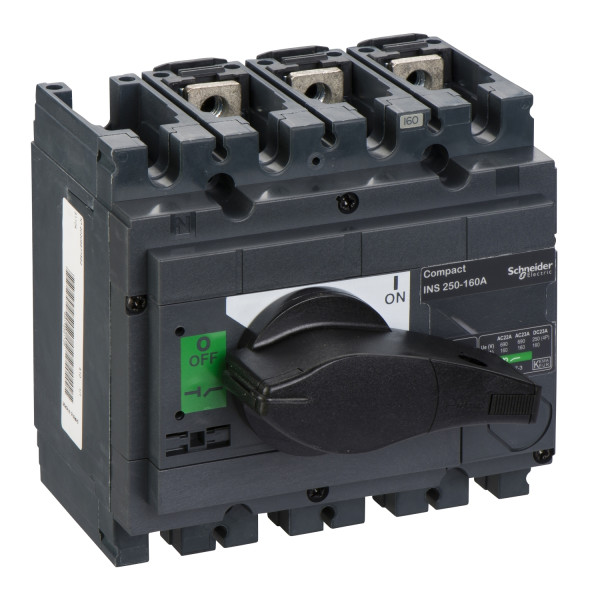 Вимикач-роз'єднувач Schneider Electric INTERPACT INS250 160А 3P (31104)