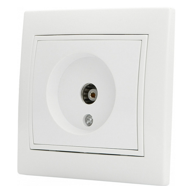 Телевизионная розетка Аско-Укрем Fl TV (РВtvсб-1-Fl-W)