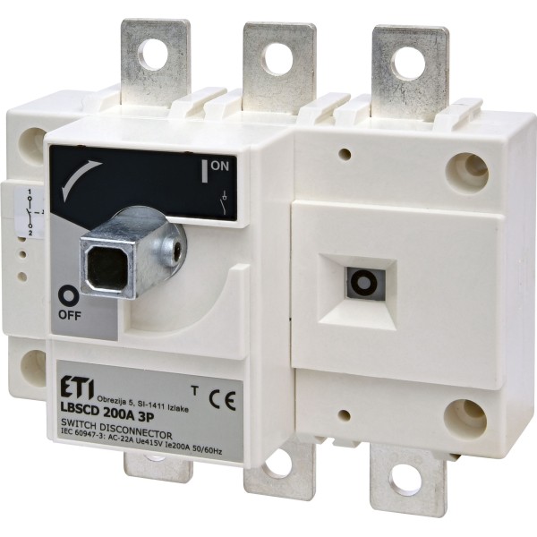 Выключатель нагрузки Eti LBSCD 3P 200 1-0 200А (4661912)