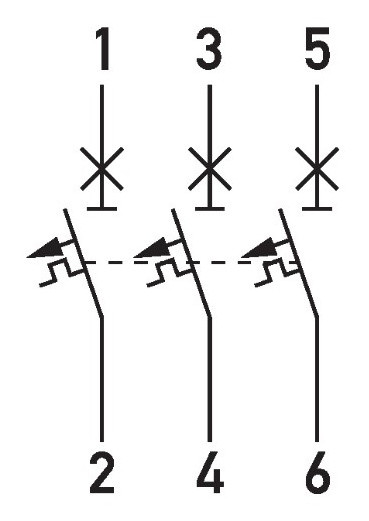 Автоматический выключатель Doepke DLS 6h C20-3 - фото №5