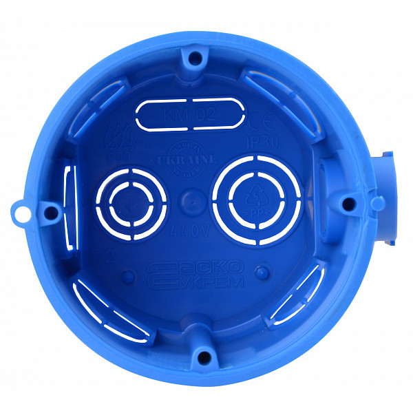 Установочная коробка Аско-Укрем КМ 02 ᴓ65мм - фото №2